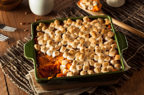 This enigmatic dish of sweet potatoes from la Comedia Sweet Potato Casserole Recipe ! 