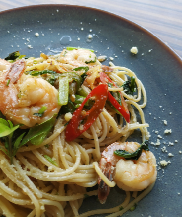 Shrimp Pasta Without Heavy Cream recipe