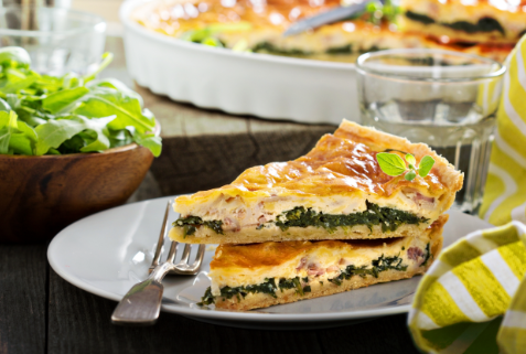 Bacon Spinach Quiche