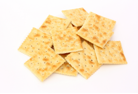 buttery crackers.